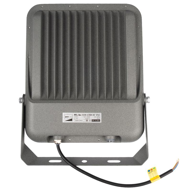 Прожектор светодиодный ДО-200 Вт 22000 Лм 6500К IP65 200-240 В LED угол светораспределения 80° -40... +50°С литой алюминий с антикоррозийным покрытием линзовый модуль Jazzway (5036451)