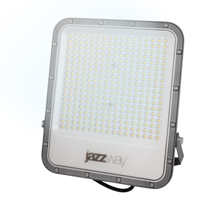 Прожектор светодиодный ДО-200 Вт 22000 Лм 6500К IP65 200-240 В LED угол светораспределения 80° -40... +50°С литой алюминий с антикоррозийным покрытием линзовый модуль Jazzway (5036451)