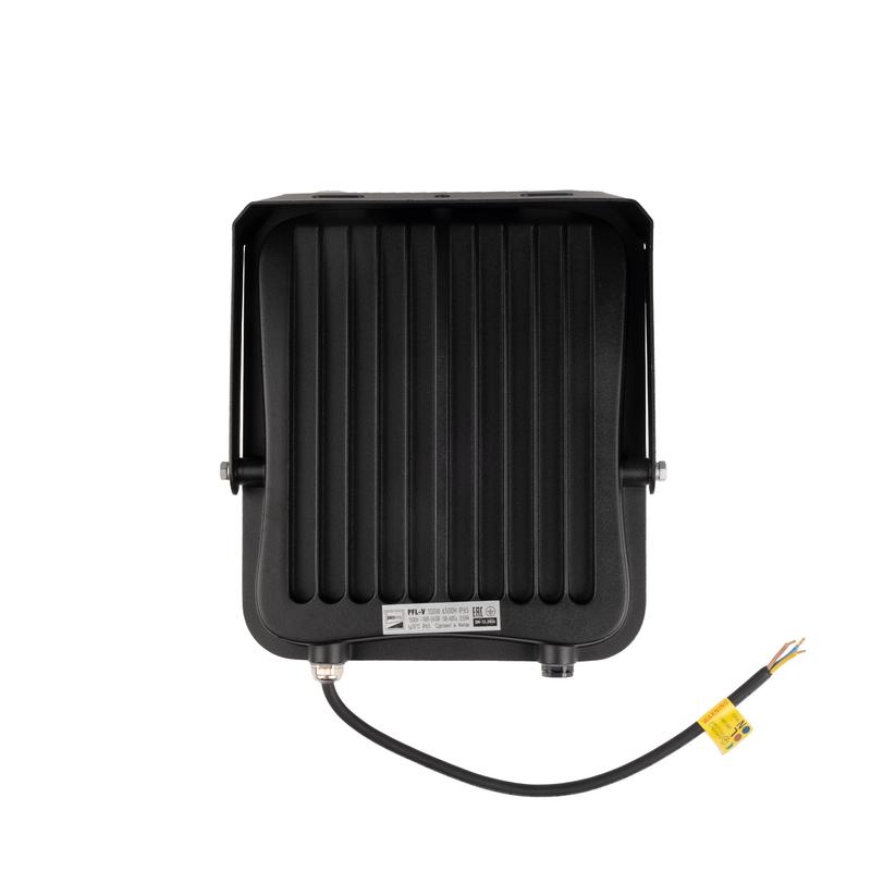 Прожектор светодиодный ДО-150Вт 6500К 13500Лм IP65 PFL-V 185-260В угол светораспределения 100° -40... +50°С литой алюминий индекс Ra>80 клапан вырвнивания давления Jazzway (5039773)