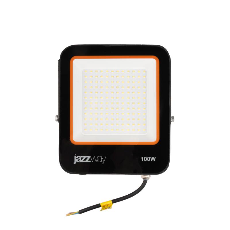 Прожектор светодиодный ДО-100Вт 6500К 9000Лм IP65 PFL-V 185-260В угол светораспределения 100° -40... +50°С литой алюминий индекс Ra>80 Jazzway (5039759)