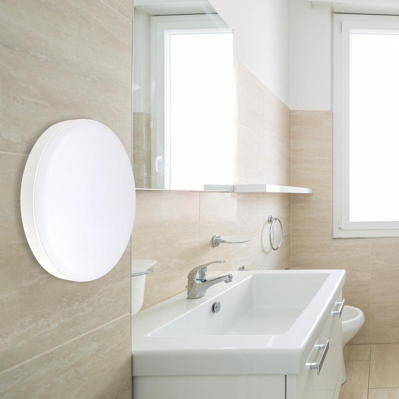 Светильник светодиодный влагозащищенный ДБП-8Вт 4000К 640Лм круглый IP54 ФАZА (5033023)