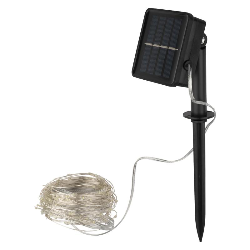 Светильник светодиодный SLR-G03-200W садовый нить 200LED холод. бел. солнечная батарея ФАZА 5033337