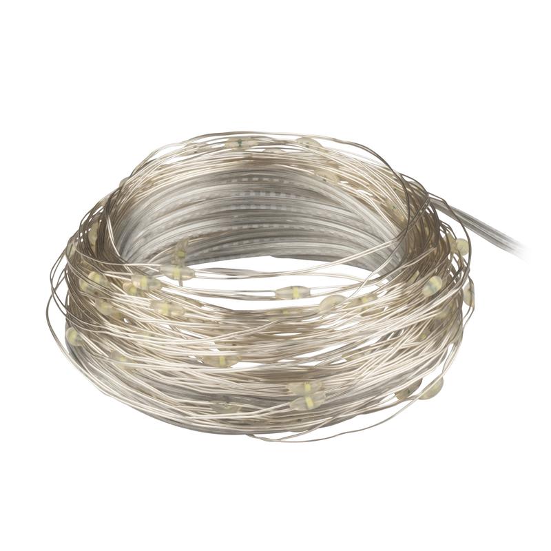 Светильник светодиодный SLR-G03-200W садовый нить 200LED холод. бел. солнечная батарея ФАZА 5033337