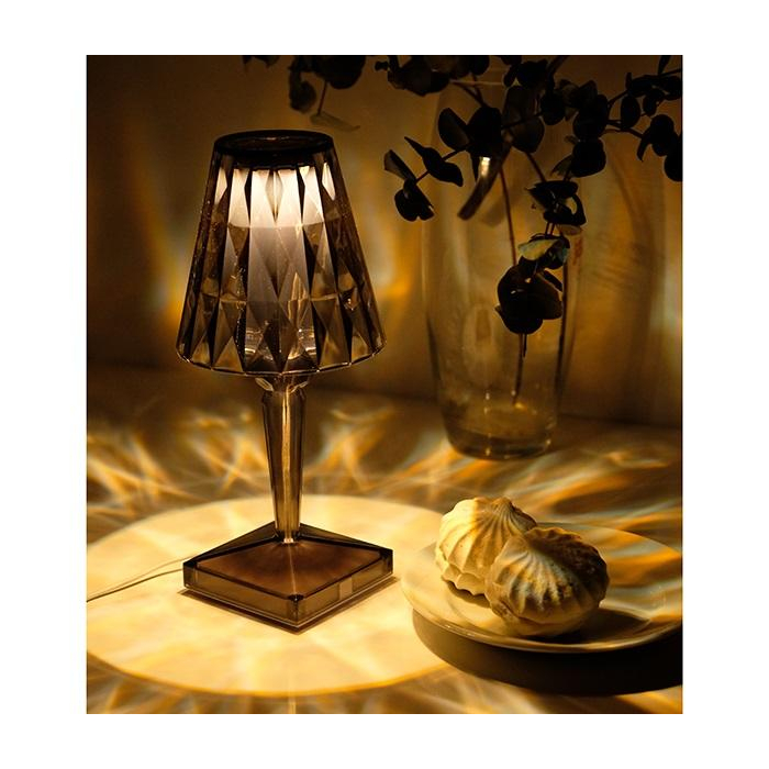 Светильник светодиодный CTL1-USB 3Вт 120лм 5В 2SMD IP20 диммер: 2700-3000К/4000-4500К/6000-6500К ночник настольный черн. кристалл акрил ФАZА 5040908