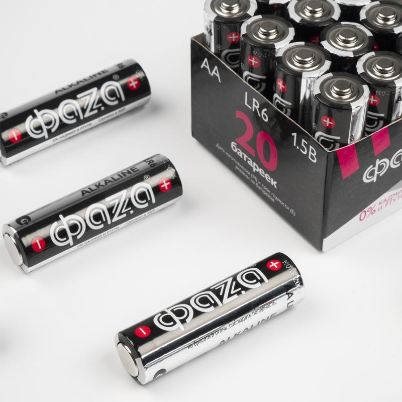 Элемент питания алкалиновый AA/LR6 1.5В Alkaline ФАZА 5028098