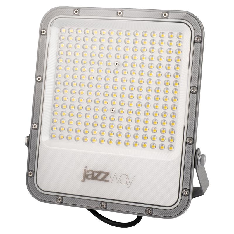Прожектор светодиодный ДО-150 Вт 16500 Лм 6500К IP65 200-240 В LED угол светораспределения 80° -40... +50°С литой алюминий с антикоррозийным покрытиемлинзовый модуль Jazzway (5036444)