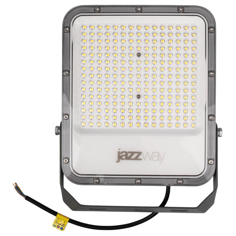 Прожектор светодиодный ДО-150 Вт 16500 Лм 6500К IP65 200-240 В LED угол светораспределения 80° -40... +50°С литой алюминий с антикоррозийным покрытиемлинзовый модуль Jazzway (5036444)