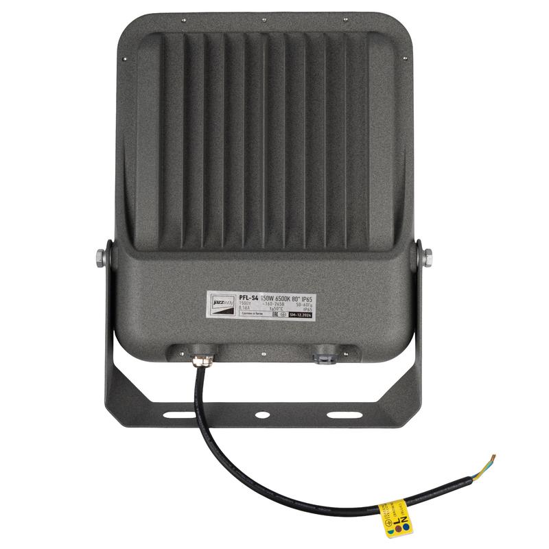 Прожектор светодиодный ДО-150 Вт 16500 Лм 6500К IP65 200-240 В LED угол светораспределения 80° -40... +50°С литой алюминий с антикоррозийным покрытиемлинзовый модуль Jazzway (5036444)