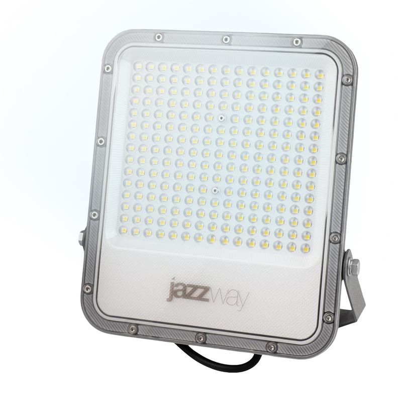 Прожектор светодиодный ДО-150 Вт 16500 Лм 6500К IP65 200-240 В LED угол светораспределения 80° -40... +50°С литой алюминий с антикоррозийным покрытиемлинзовый модуль Jazzway (5036444)