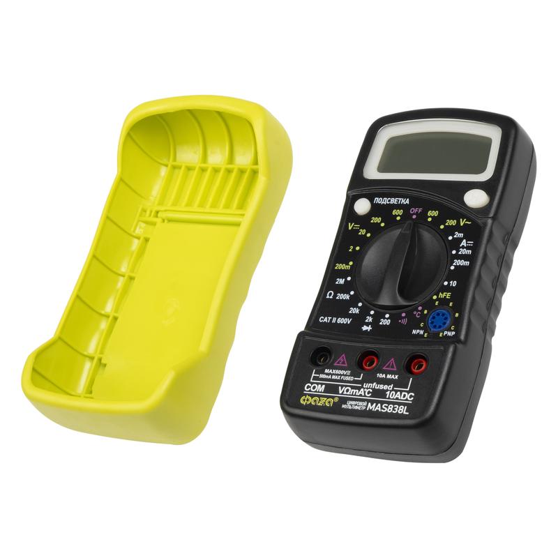 Мультиметр цифровой MAS830L ФАZА 5000490