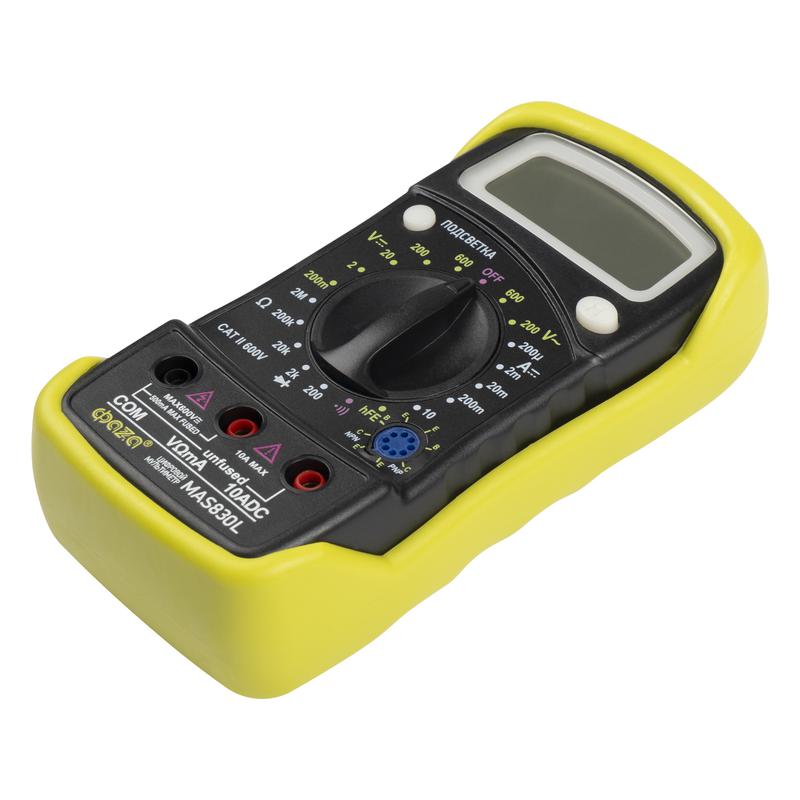 Мультиметр цифровой MAS830L ФАZА 5000490