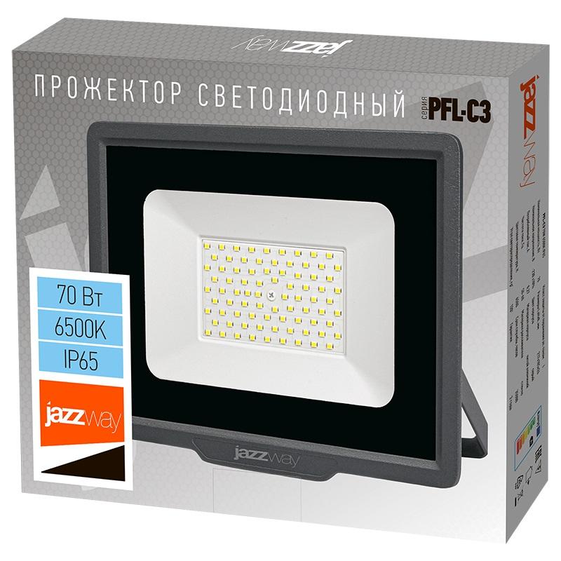 Прожектор светодиодный ДО-70Вт 6500К 6300Лм IP65 Jazzway
