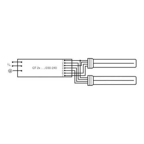 Лампа люминесцентная компакт. DULUX L 55W/840 2G11 OSRAM 4050300295879