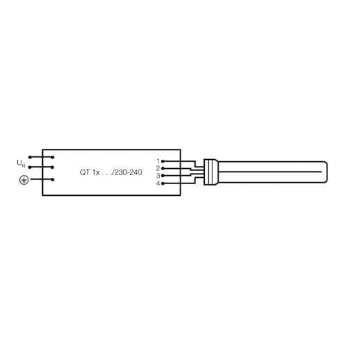 Лампа люминесцентная компакт. DULUX L 36W/840 2G11 OSRAM 4050300010786