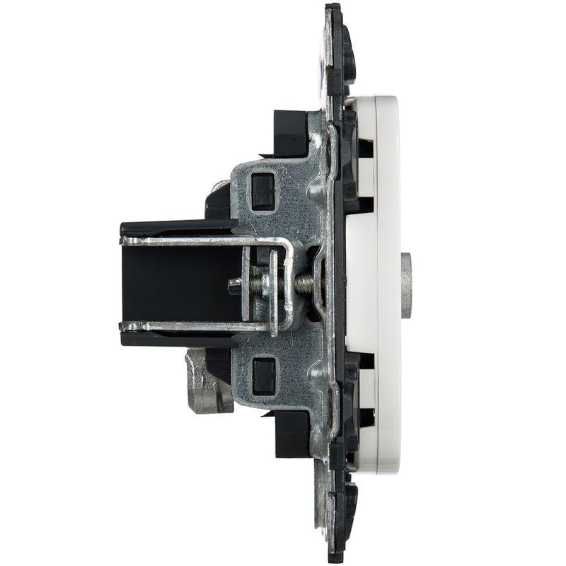 Механизм розетки TV с топологией "звезда" Valena Allure 1 выход 0-2400МГц с лиц. панелью бел. Leg 753751