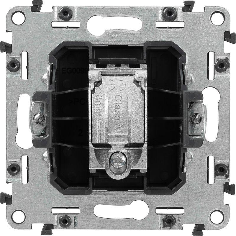 Механизм розетки TV оконечной Valena Allure 1 выход 10дБ 0-862МГц с лиц. панелью бел. Leg 753760