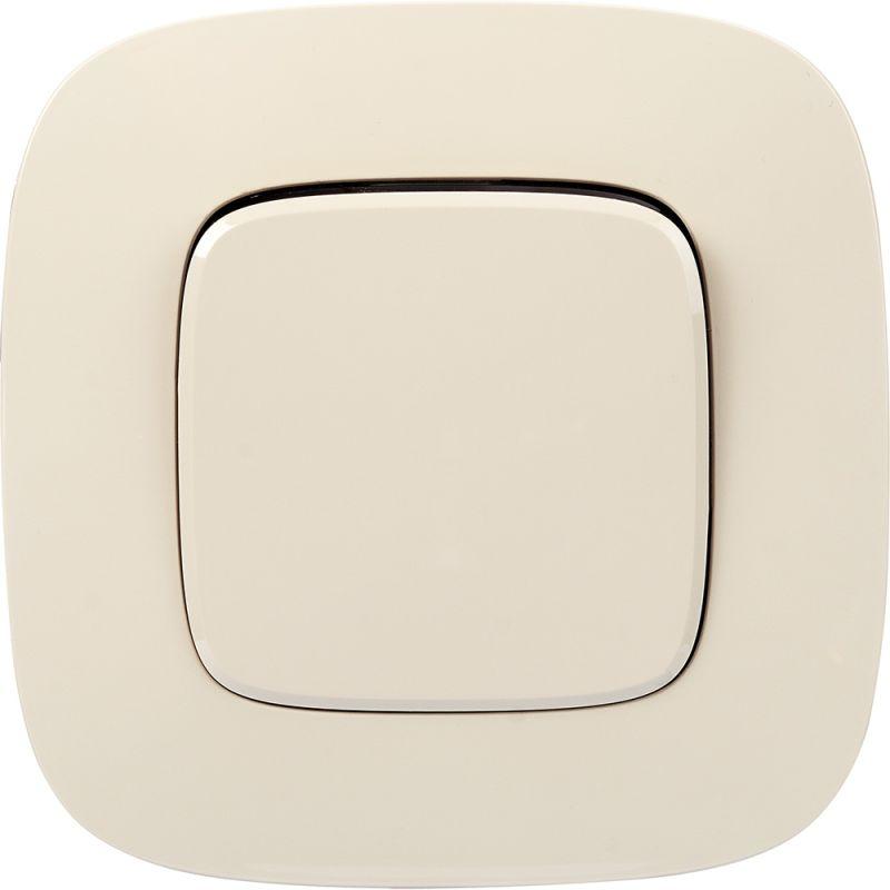 Механизм выключателя 1-кл. СП Valena Allure 10А IP20 250В 10AX с лиц. панелью безвинт. зажимы сл. кость Leg 752801