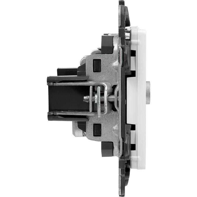 Механизм розетки TV с топологией "звезда" Valena Life 1 выход 0-2400МГц с лиц. панелью бел. Leg 753451