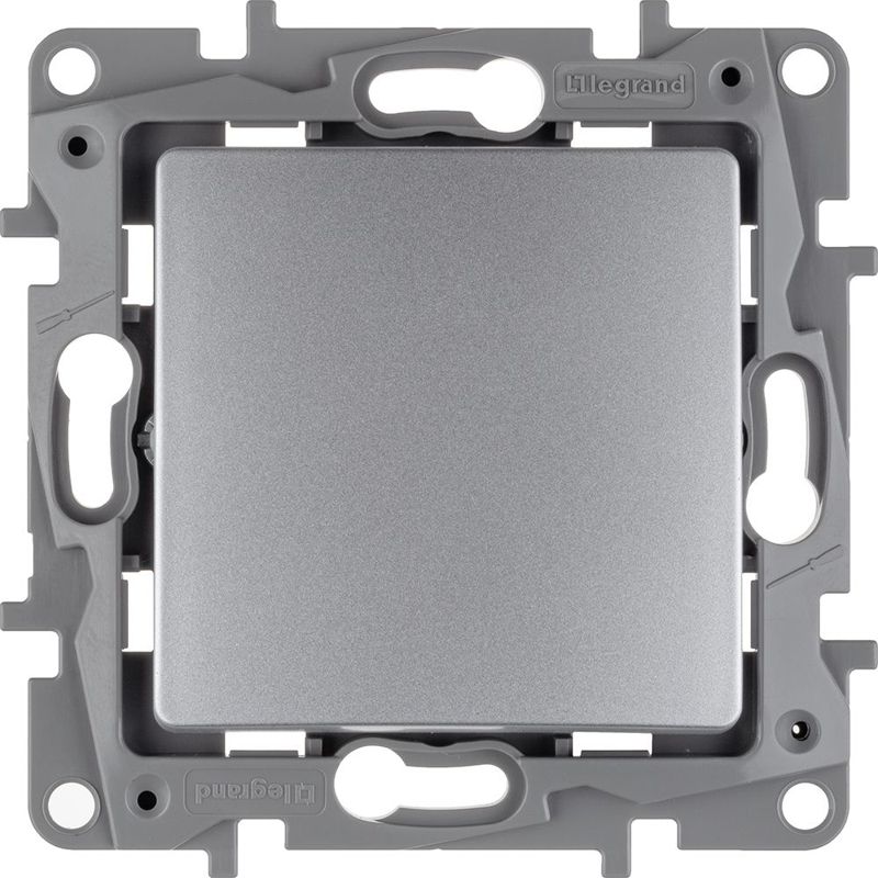 Механизм выключателя 1-кл. СП Etika 10А IP20 250В 10AX авт. зажимы алюм. Leg 672401