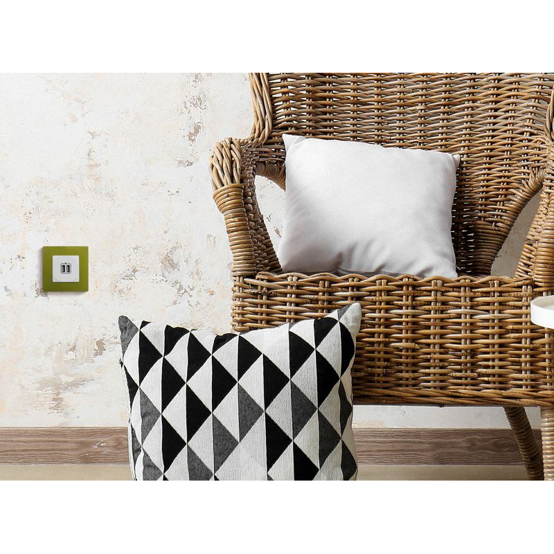 Механизм розетки USB 1-местный СП Etika 2 модуля 240В/5В 2400мА белый