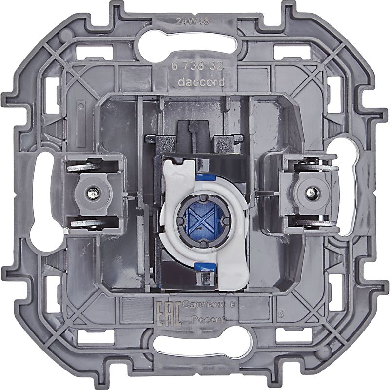 Механизм розетки информационной RJ45 Inspiria CAT.6 UTP алюм. Leg 673832