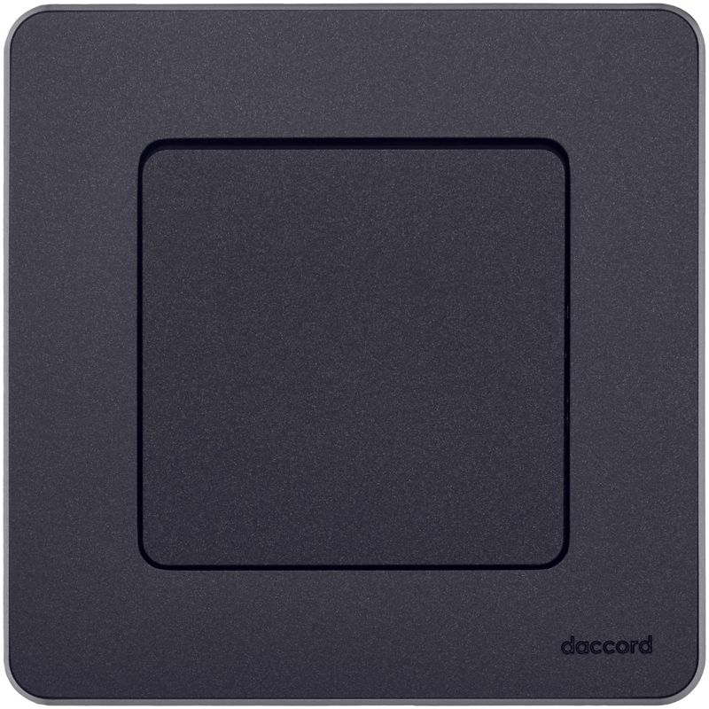 Механизм переключателя 1-кл. Inspiria 10А IP20 250В 10AX антрацит Leg 673653