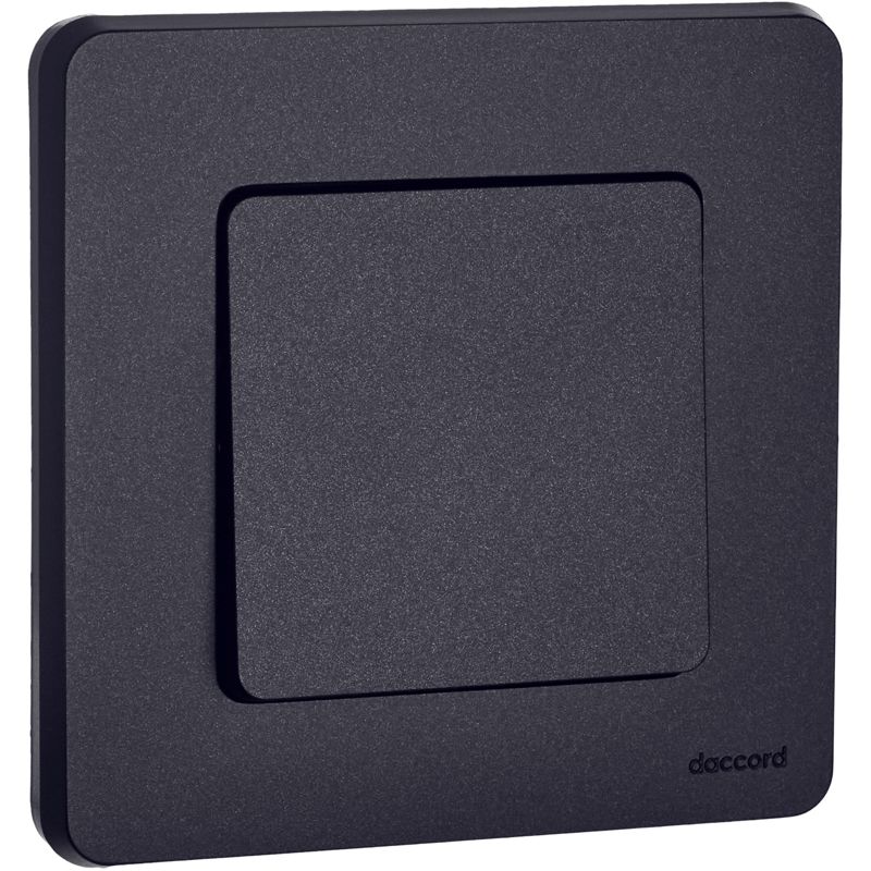 Механизм переключателя 1-кл. Inspiria 10А IP20 250В 10AX антрацит Leg 673653