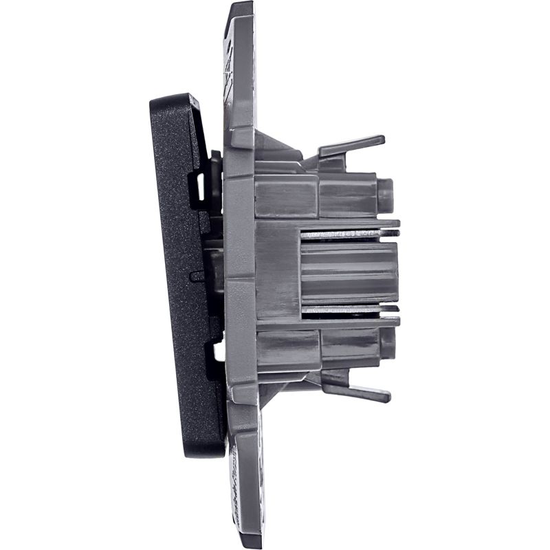 Механизм переключателя 1-кл. Inspiria 10А IP20 250В 10AX антрацит Leg 673653