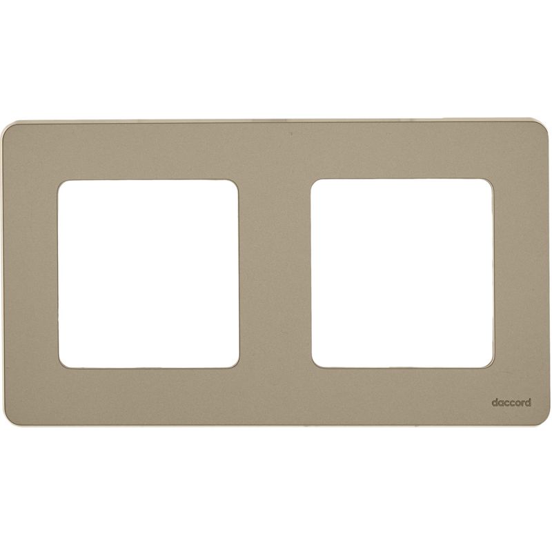 Рамка 2-м Inspiria шампань Leg 673948