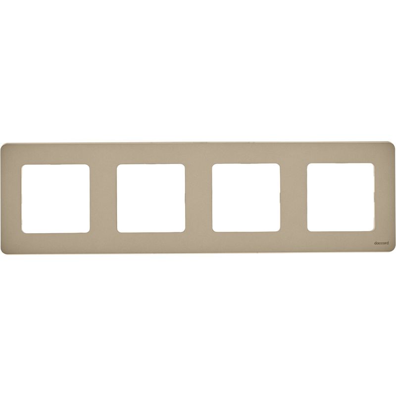 Рамка 4-м Inspiria шампань Leg 673968