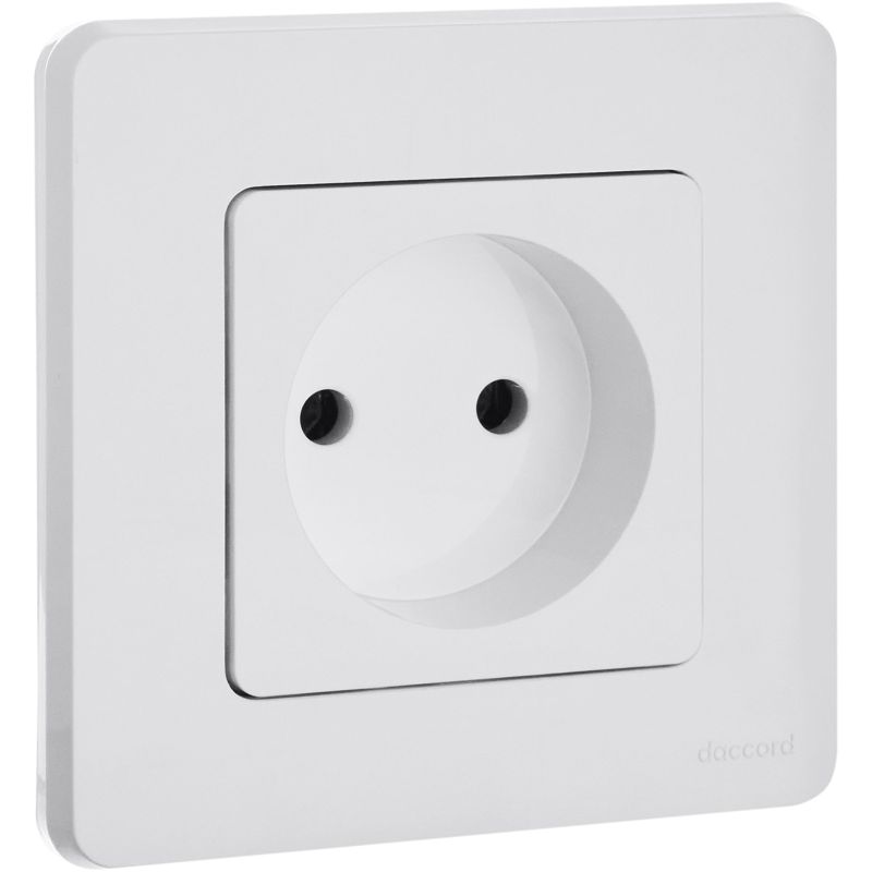 Механизм розетки 1-м СП Inspiria 16А IP20 250В 2P бел. Leg 673710