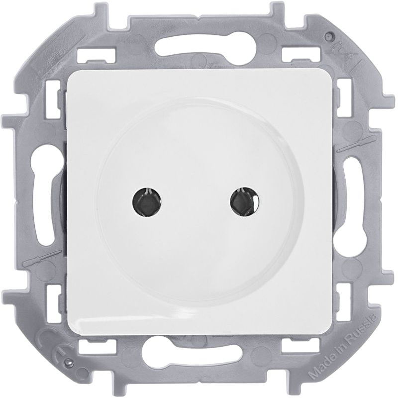 Механизм розетки 1-м СП Inspiria 16А IP20 250В 2P бел. Leg 673710