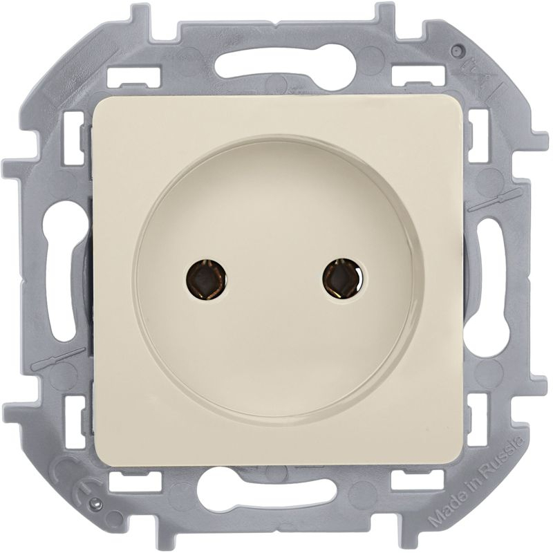 Механизм розетки 1-м СП Inspiria 16А IP20 250В 2P сл. кость Leg 673711