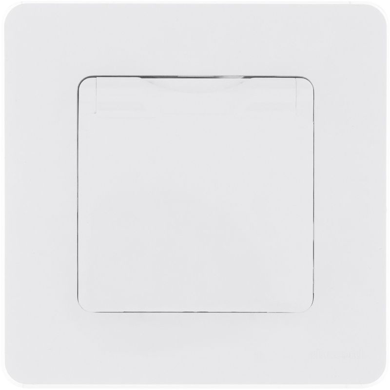 Механизм розетки 1-м СП Inspiria 16А IP44 250В 2P+E защ. шторки с крышкой немецк. стандарт бел. Leg 673740