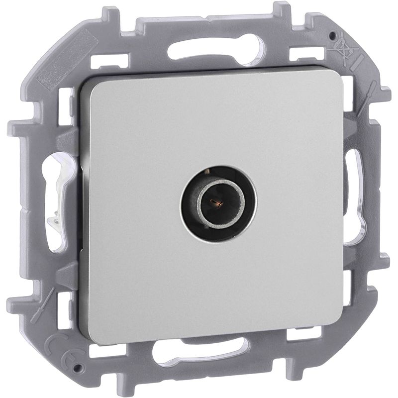 Механизм розетки TV "звезда" Inspiria 2дБ 0-2400мГц алюм. Leg 673852