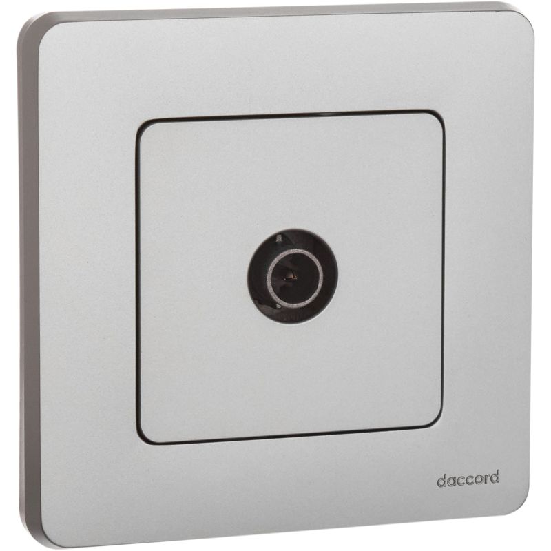 Механизм розетки TV "звезда" Inspiria 2дБ 0-2400мГц алюм. Leg 673852