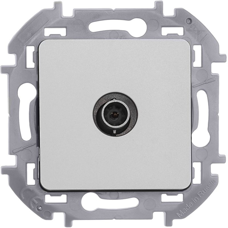 Механизм розетки TV "звезда" Inspiria 2дБ 0-2400мГц алюм. Leg 673852