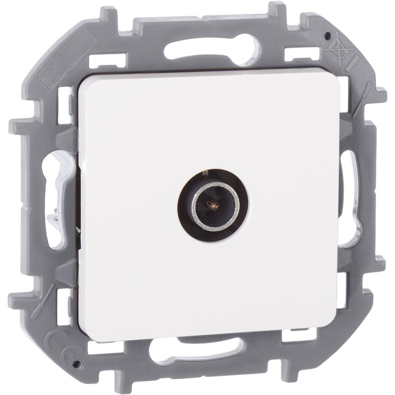 Механизм розетки TV "звезда" Inspiria 2дБ 0-2400мГц бел. Leg 673850