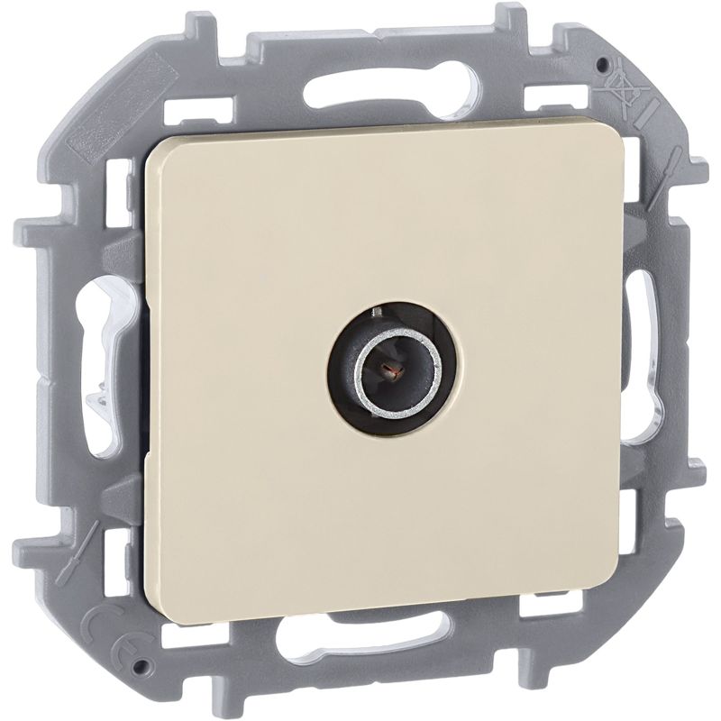 Механизм розетки TV "звезда" Inspiria 2дБ 0-2400мГц сл. кость Leg 673851