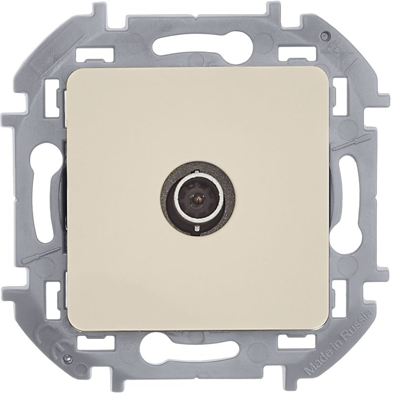 Механизм розетки TV "звезда" Inspiria 2дБ 0-2400мГц сл. кость Leg 673851