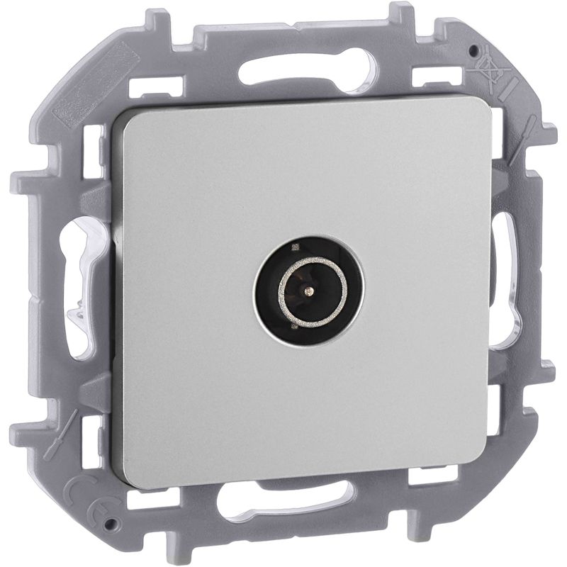 Механизм розетки оконечной TV Inspiria 10дБ 5-862мГц алюм. Leg 673872