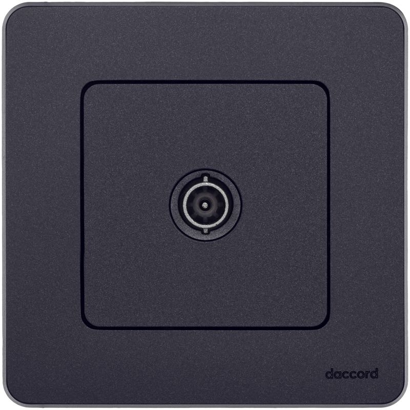 Механизм розетки оконечной TV Inspiria 10дБ 5-862мГц антрацит Leg 673873