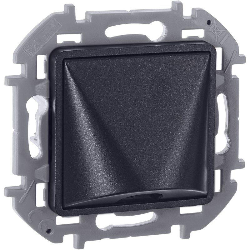 Вывод кабеля Inspiria с зажимом для крепления антрацит Leg 673893