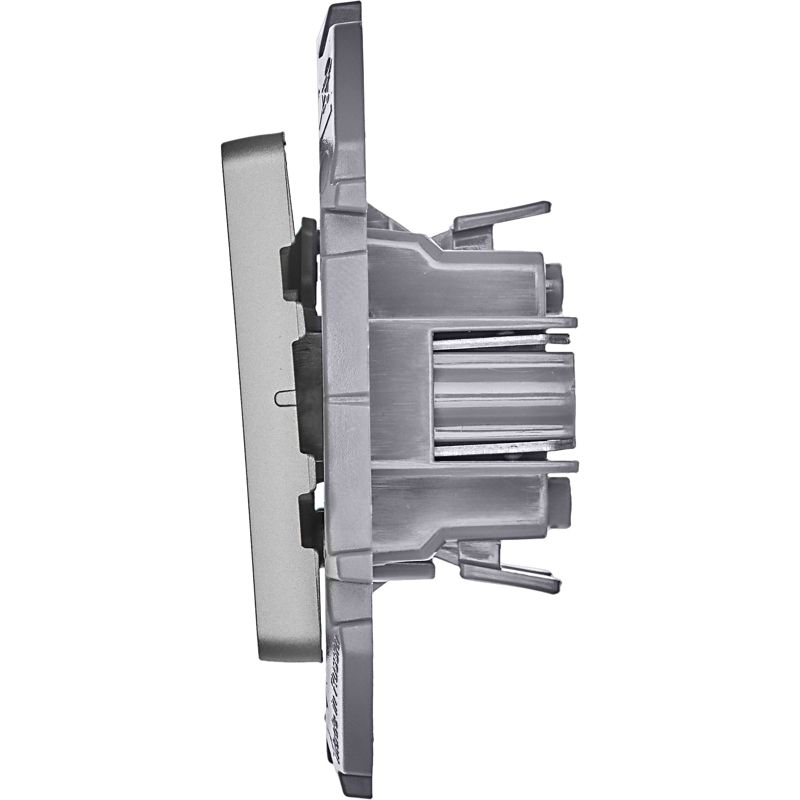 Механизм выключателя 2-кл. Inspiria 10А IP20 250В 10AX алюм. Leg 673622