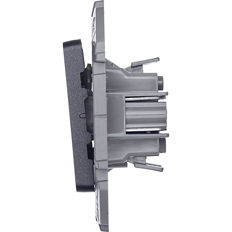 Механизм выключателя 2-кл. Inspiria 10А IP20 250В 10AX антрацит Leg 673623