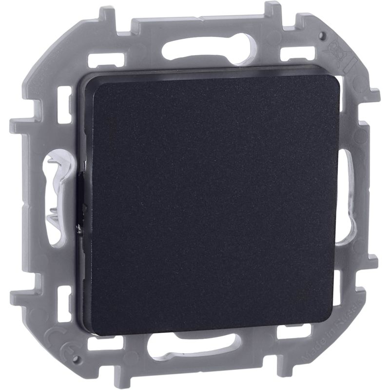 Механизм выключателя 1-кл. Inspiria 10А IP20 250В 10AX антрацит Leg 673603