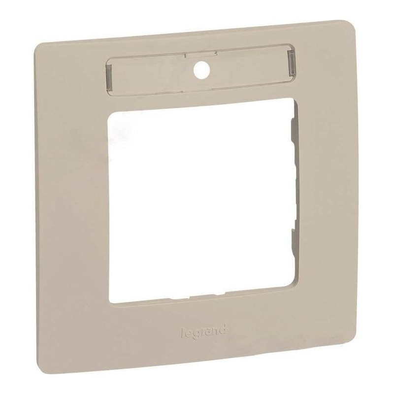 Рамка 1-м Etika с держателем для маркировки сл. кость Leg 672516