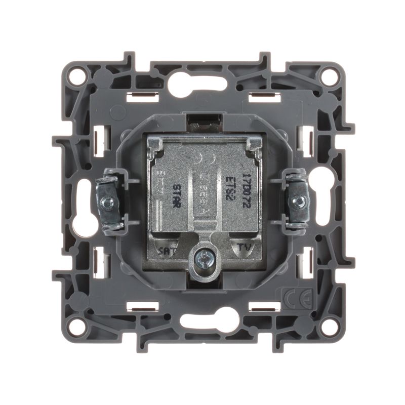 Механизм розетки TV-SAT СП Etika двухкабельная бел. Leg 672257
