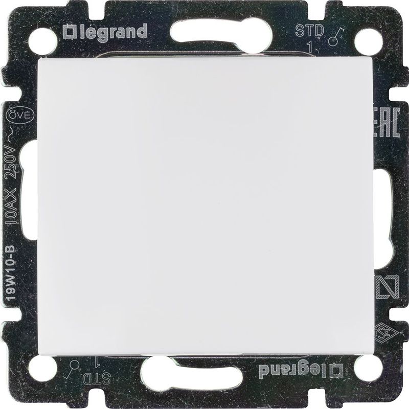 Механизм выключателя 1-кл. СП Valena 10А IP31 250В бел. Leg 774401