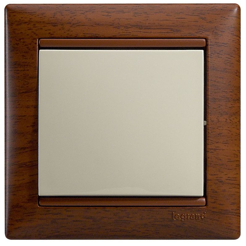 Механизм переключателя проходного на 2 направления 1-кл. СП Valena 10А IP31 250В сл. кость Leg 774306